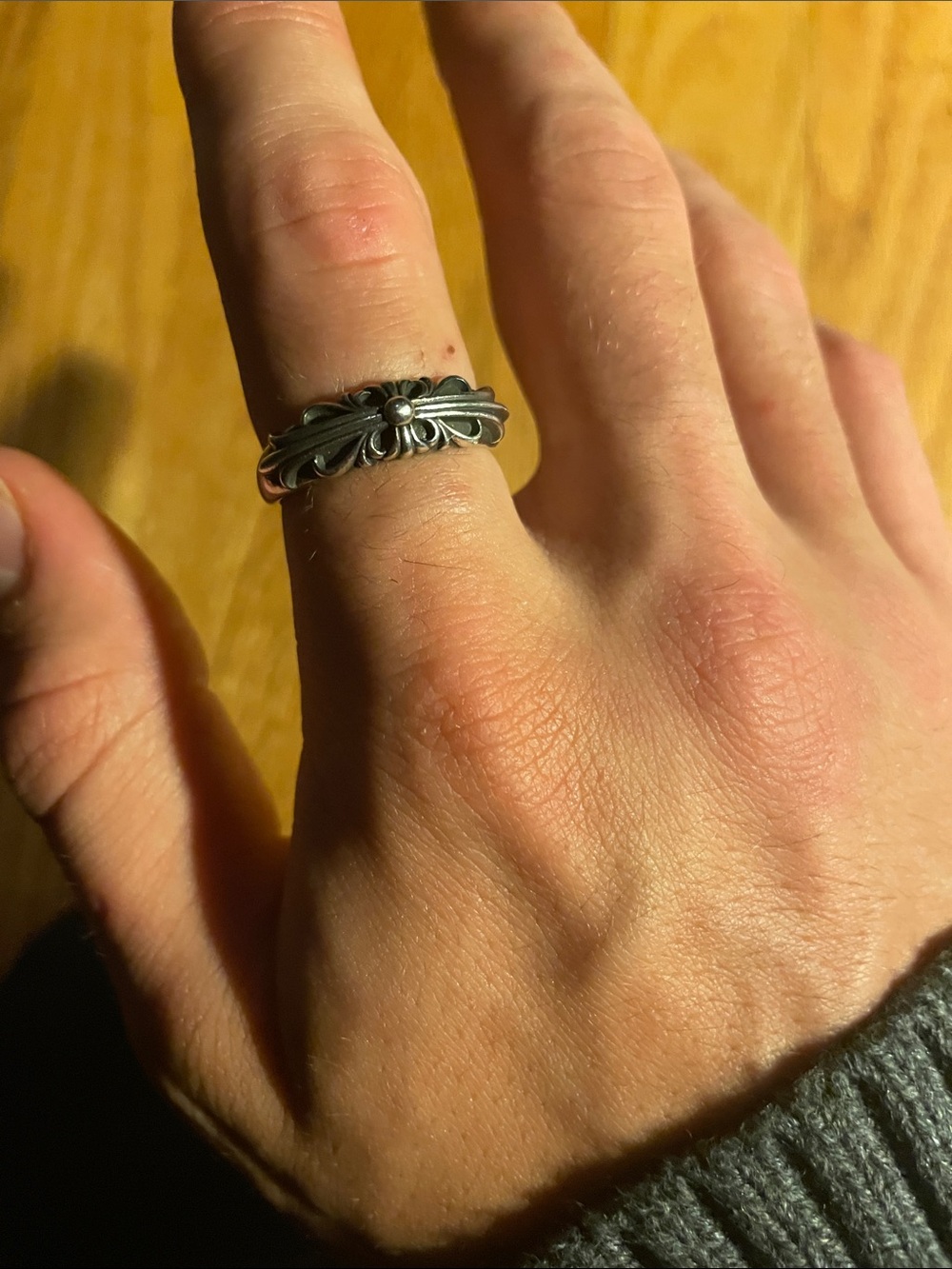 Chrome hearts (size 9) ring, open to offers‼️